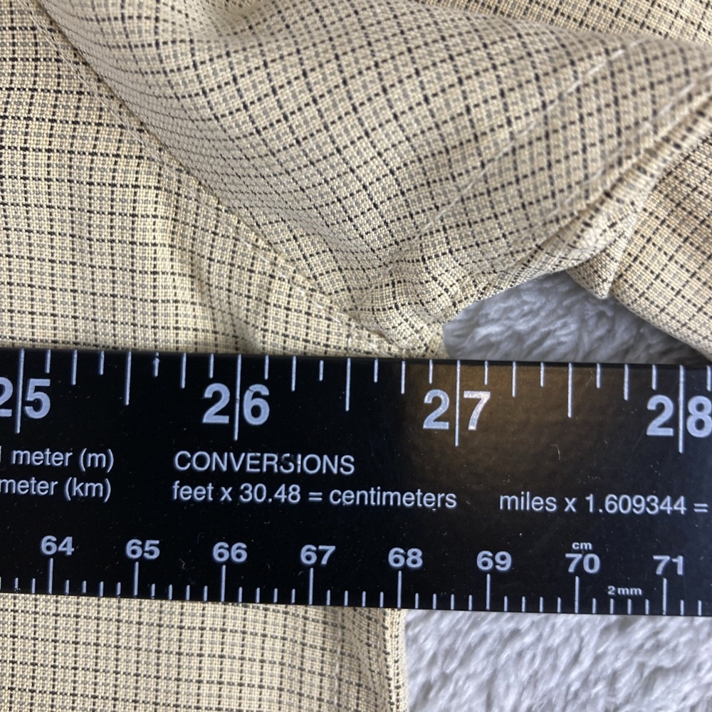 Tri-Mountain Shirt Mens XL Checked Long Sleeve Button Down Polynosic Blend - Picture 7 of 12